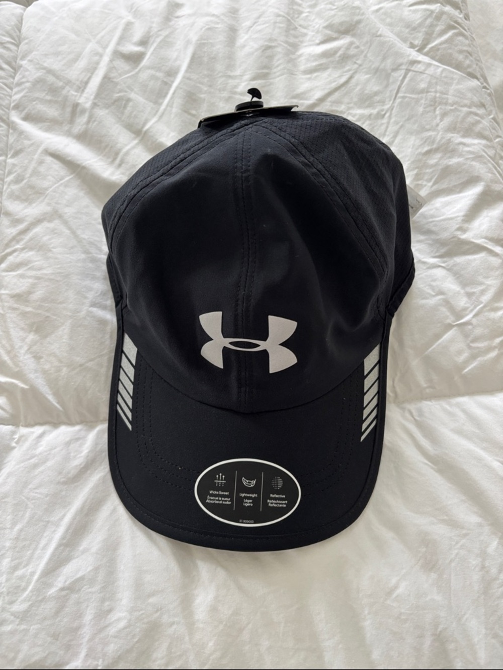 Under Armour Black Hat with Reflective Logo